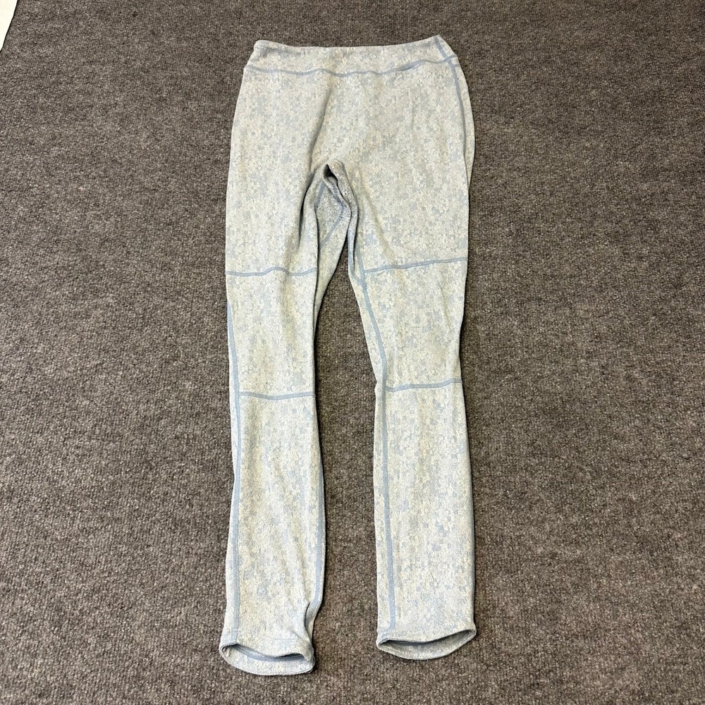Gymshark Leggings Womens Size M Blue White Textured Athletic Dry Workout Pants